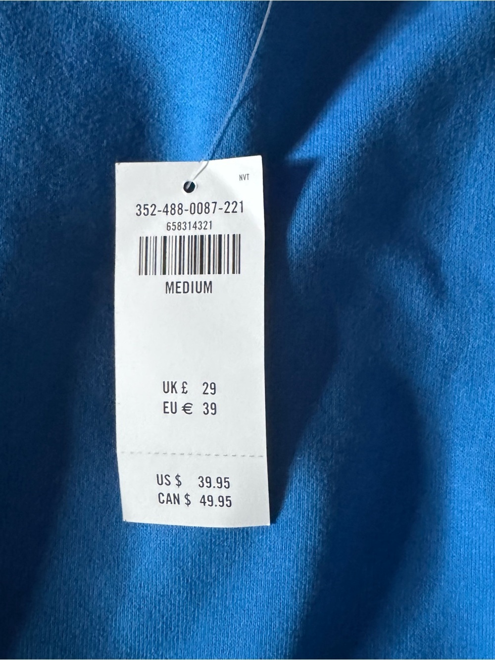 NWT medium blue hollister crewneck - Picture 2 of 4